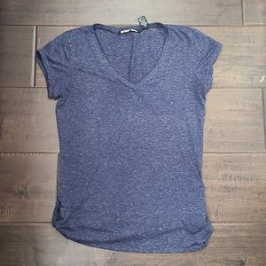 V-neck with side buttons